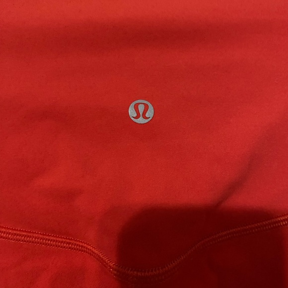 Red Lululemon Align Leggings - Picture 5 of 6